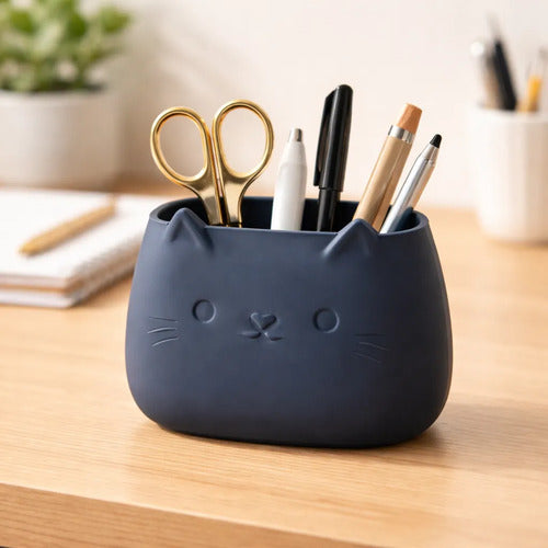 Porta Objetos Gato Decorativo Artesanal Mademaker Bioplástico PLA