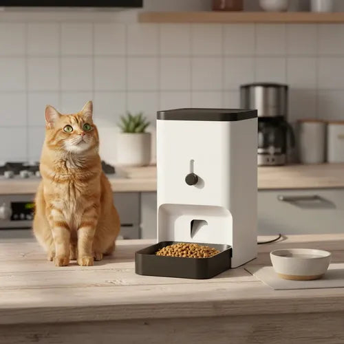 Dispenser de Ração para Gatos Mademaker
