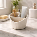 Organizador Banheiro Porta Objetos Toalete Escova Pasta  Decorativo