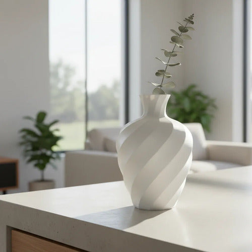 Vaso de Flores Ondas