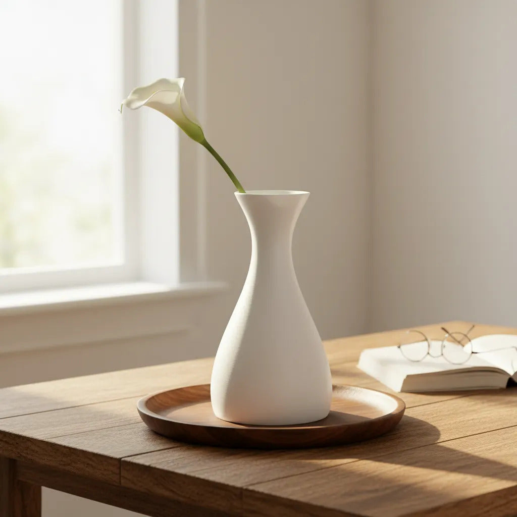 Vaso de Flores Sline Artesanal Mademaker Bioplástico PLA Sustentável
