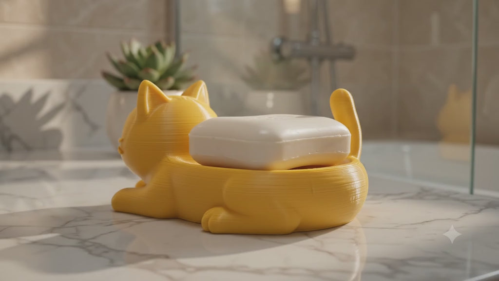 Saboneteira Premium Gato