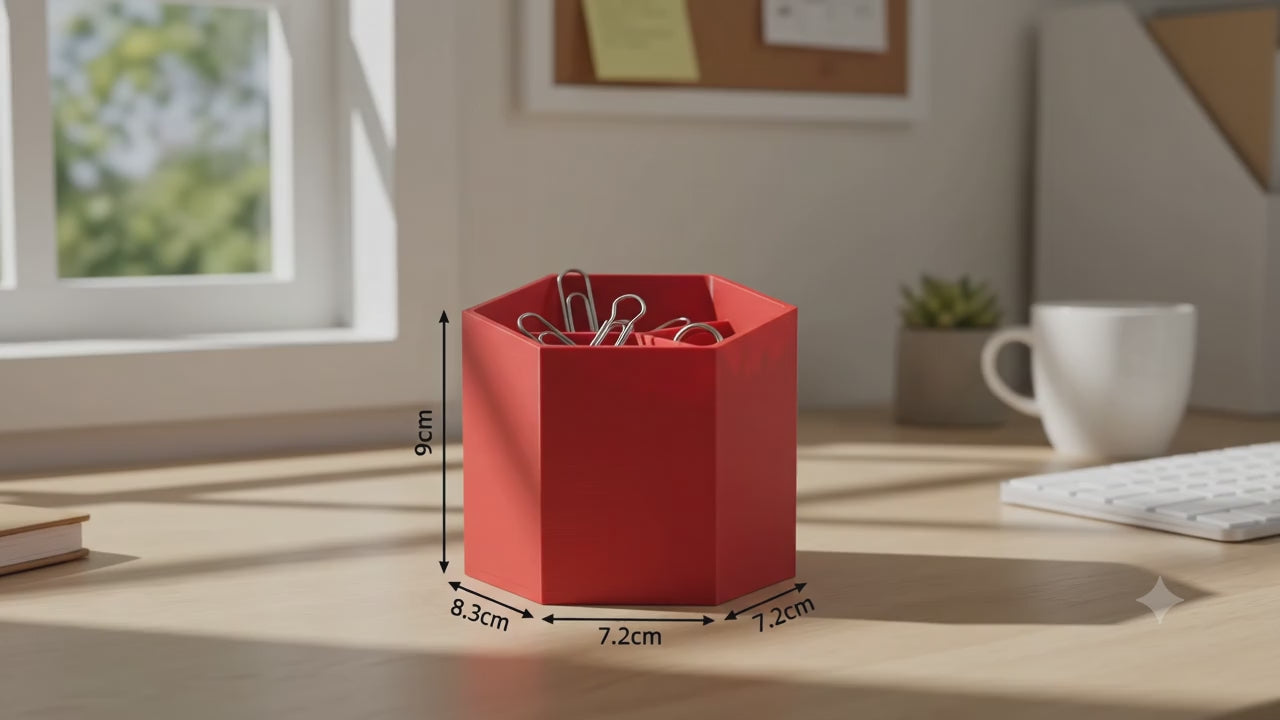 Porta Objetos Hexagonal